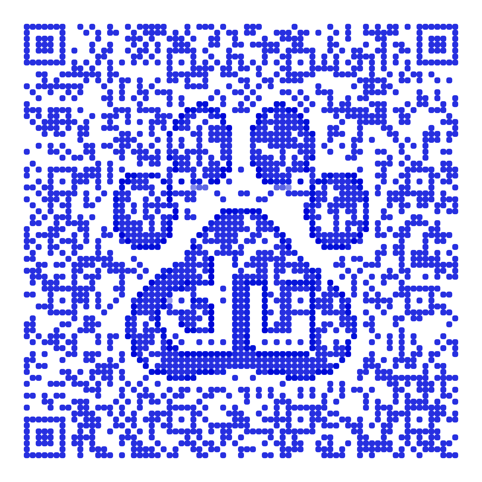 QR code with the baidu.com logo built into the pattern, made with MosaicQR