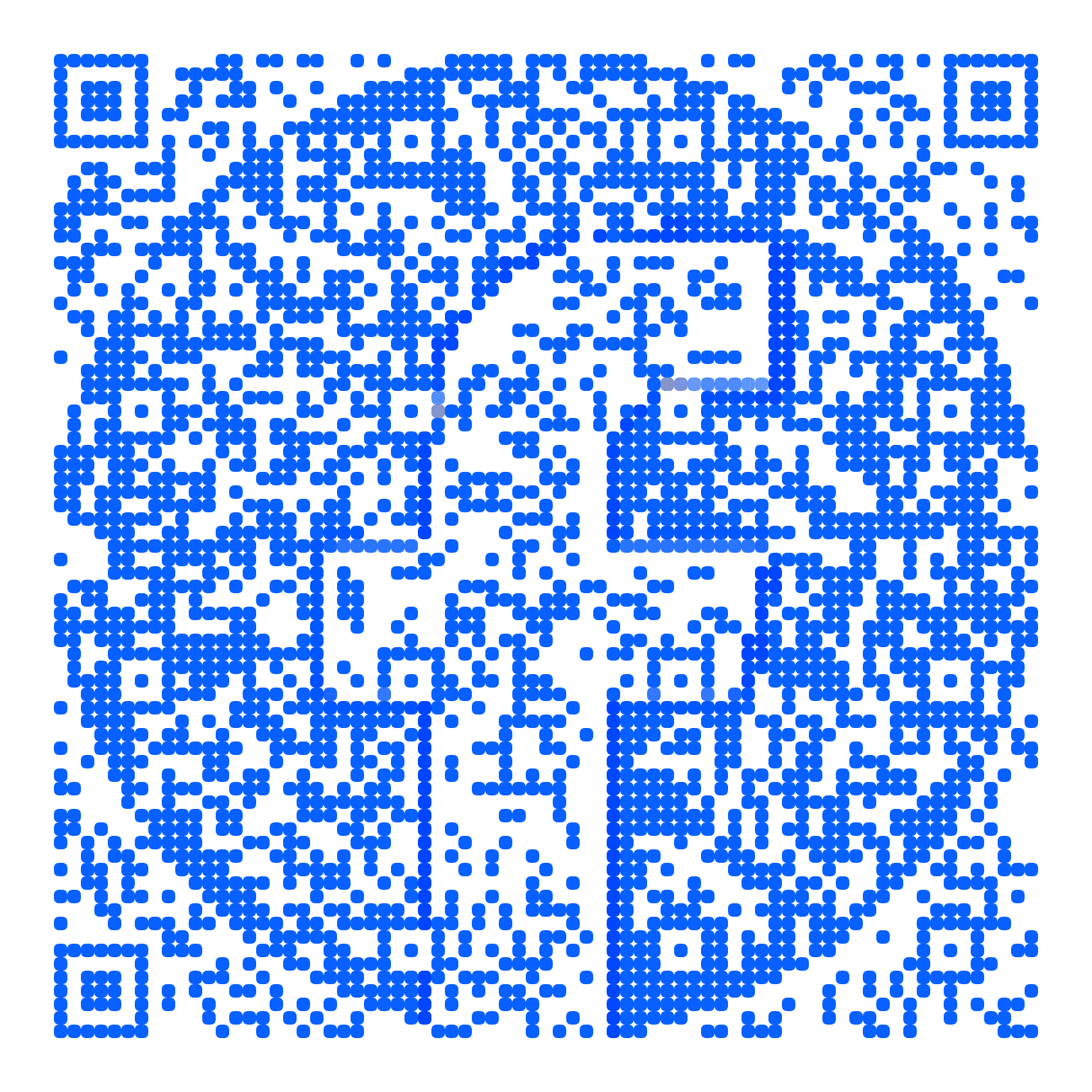 QR code with the facebook.com logo built into the pattern, made with MosaicQR