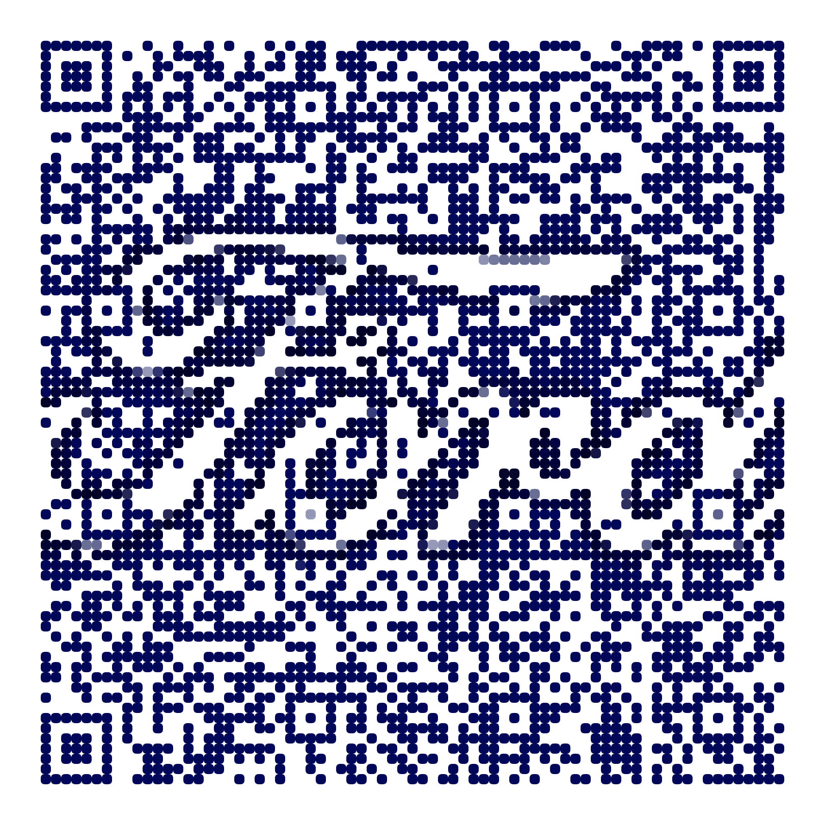 QR code with the ford.com logo built into the pattern, made with MosaicQR