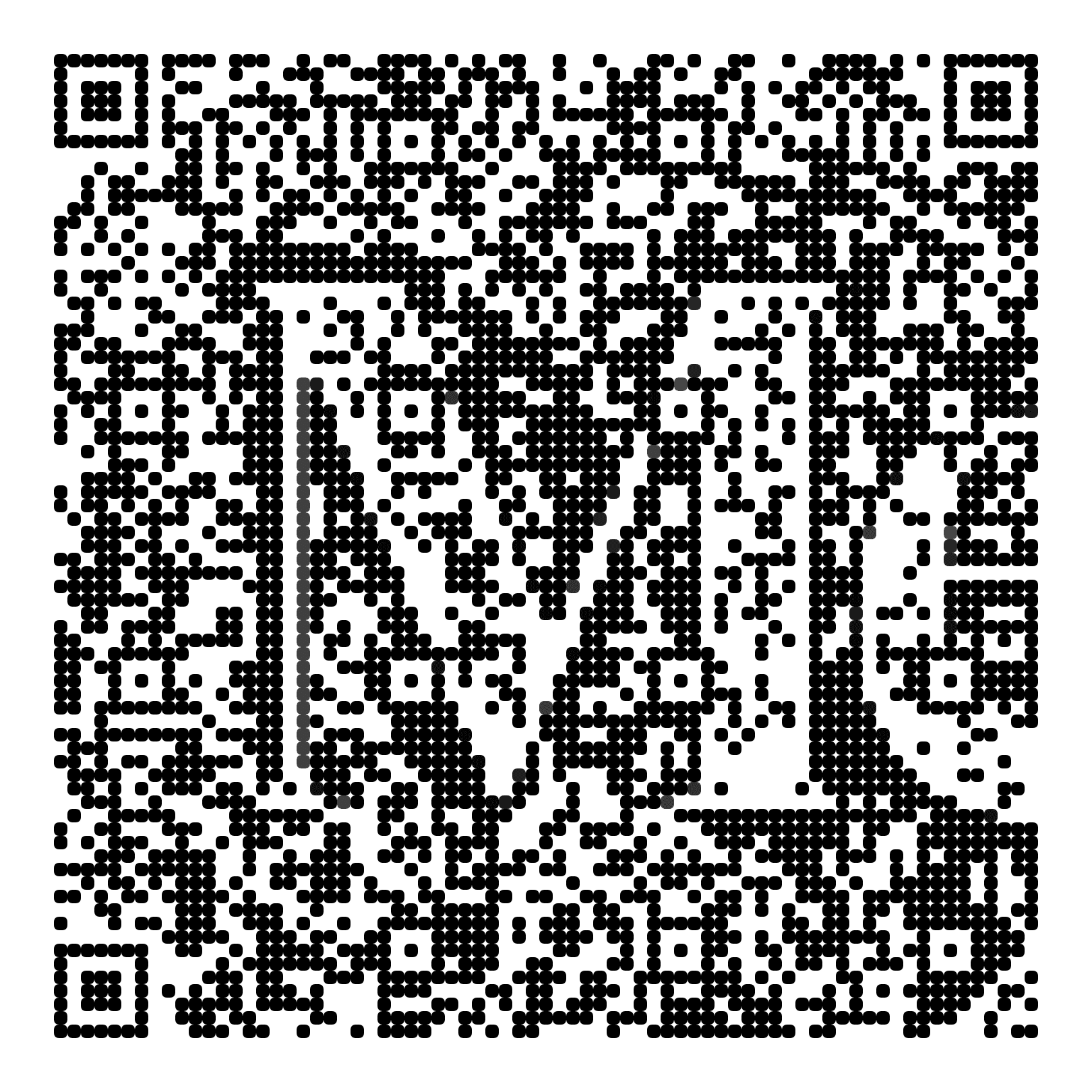 QR code with the medium.com logo built into the pattern, made with MosaicQR
