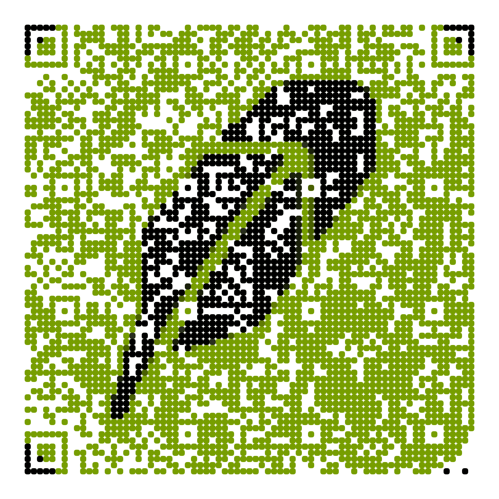 QR code with the robinhood.com logo built into the pattern, made with MosaicQR